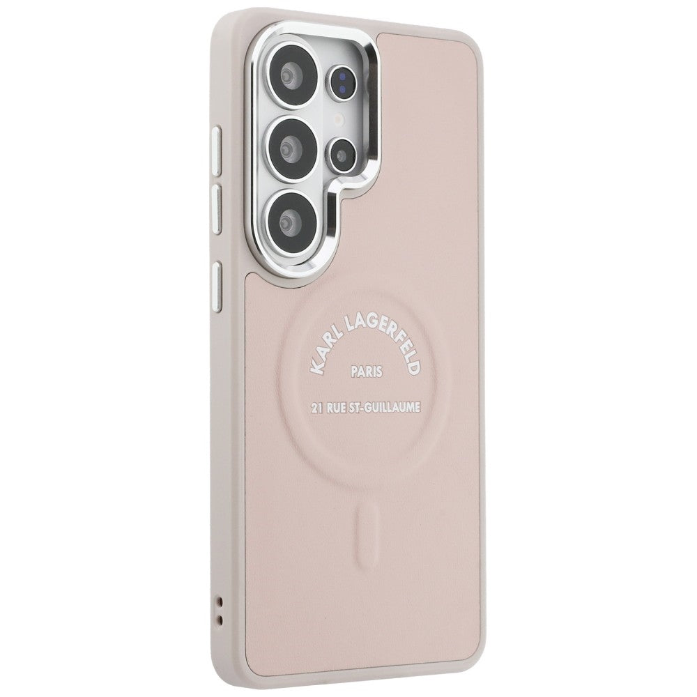 Funda MagSafe para Samsung Galaxy S26 Ultra S948, Karl Lagerfeld, Karl RSG Logo, Rosa