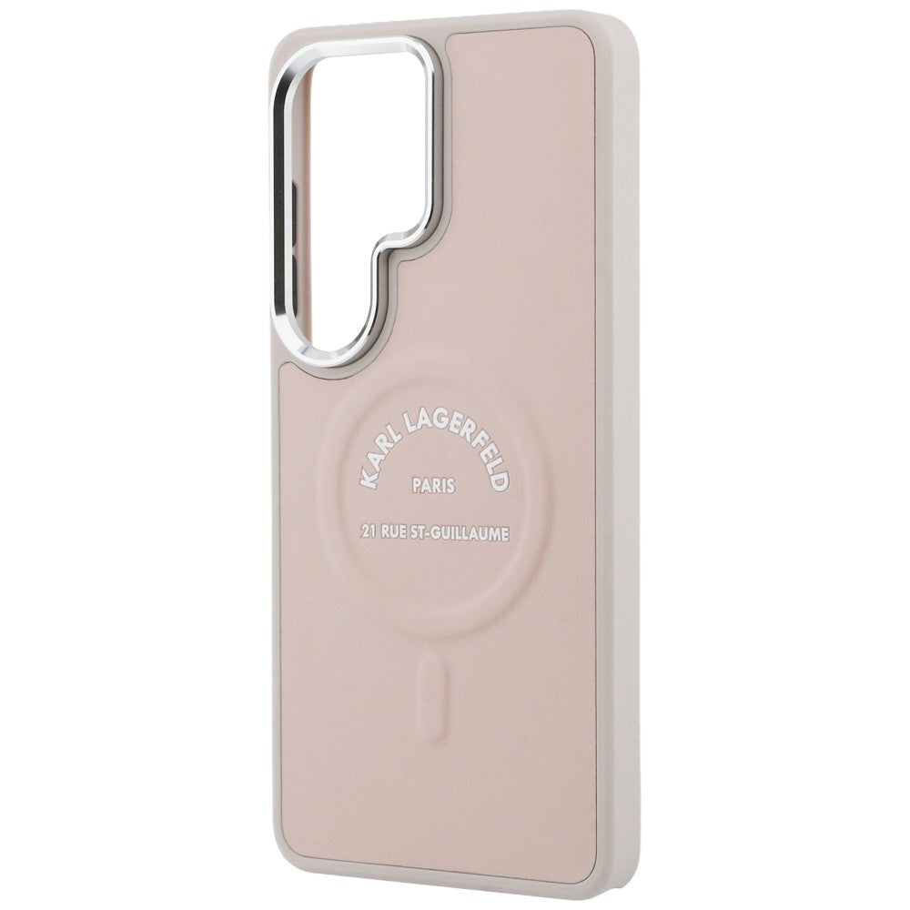 Funda MagSafe para Samsung Galaxy S26 Ultra S948, Karl Lagerfeld, Karl RSG Logo, Rosa