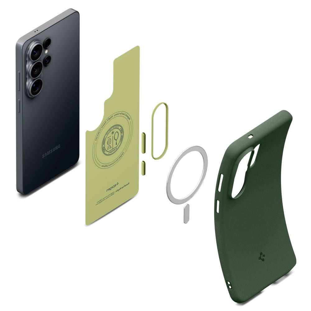 Funda MagSafe para Samsung Galaxy S26 Ultra S948, Spigen, Caseology Nano Pop, Verde ACS11039