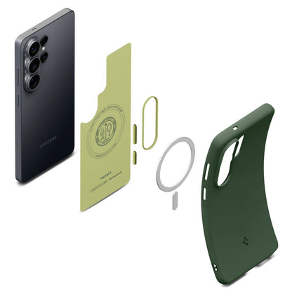 Funda MagSafe para Samsung Galaxy S26 Ultra S948, Spigen, Caseology Nano Pop, Verde ACS11039