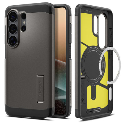 Funda MagSafe para Samsung Galaxy S26 Ultra S948, Spigen, Tough Armor, Gris ACS10685