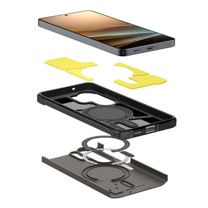 Funda MagSafe para Samsung Galaxy S26 Ultra S948, Spigen, Tough Armor, Gris ACS10685