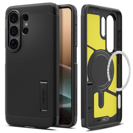 Funda MagSafe para Samsung Galaxy S26 Ultra S948, Spigen, Tough Armor, Negra ACS10684