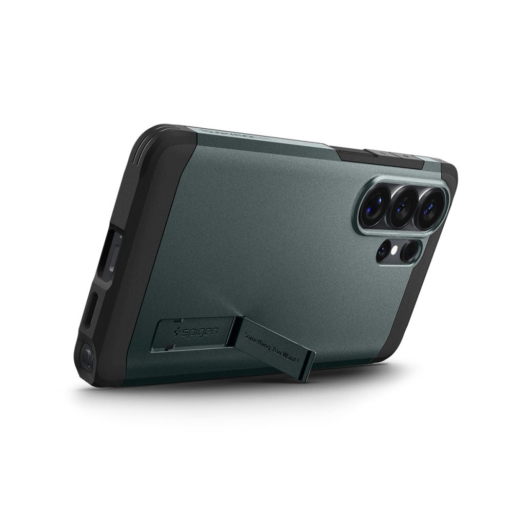 Funda MagSafe para Samsung Galaxy S26 Ultra S948, Spigen, Tough Armor, Verde ACS10686