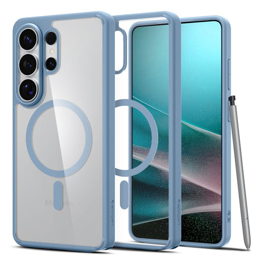 Funda MagSafe para Samsung Galaxy S26 Ultra S948, Spigen, Ultra Hybrid, Azul ACS11207