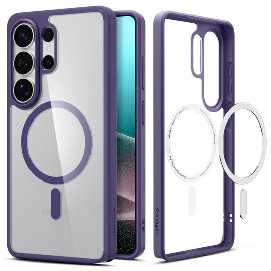 Funda MagSafe para Samsung Galaxy S26 Ultra S948, Spigen, Ultra Hybrid, Morado Oscuro ACS11208
