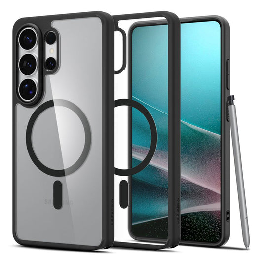 Funda MagSafe para Samsung Galaxy S26 Ultra S948, Spigen, Ultra Hybrid, Negra Mate ACS10680