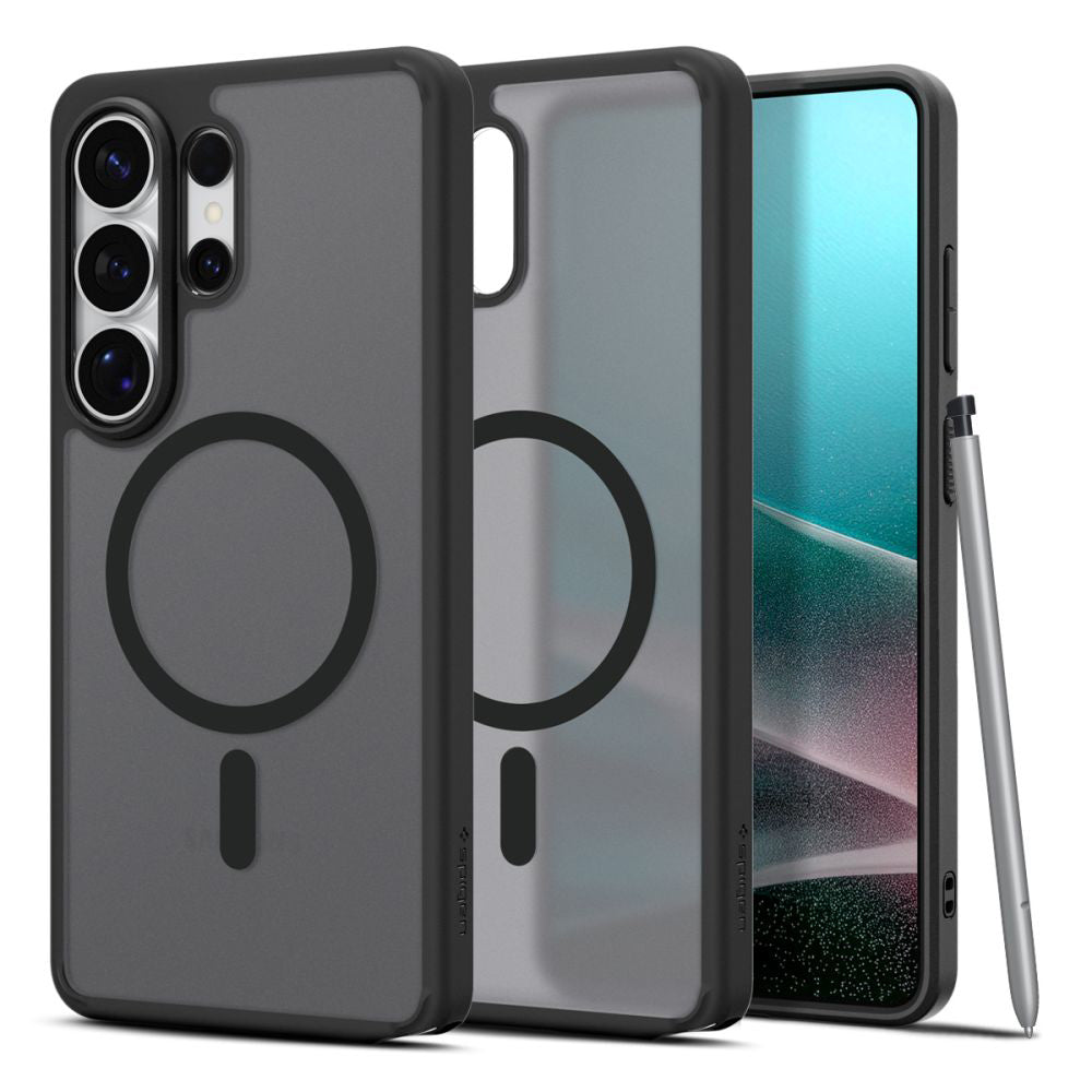 Funda MagSafe para Samsung Galaxy S26 Ultra S948, Spigen, Ultra Hybrid, Negra Satinada ACS10681