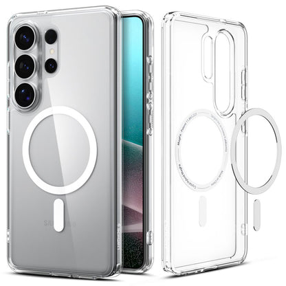 Funda MagSafe para Samsung Galaxy S26 Ultra S948, Spigen, Ultra Hybrid, Transparente Blanca ACS10679