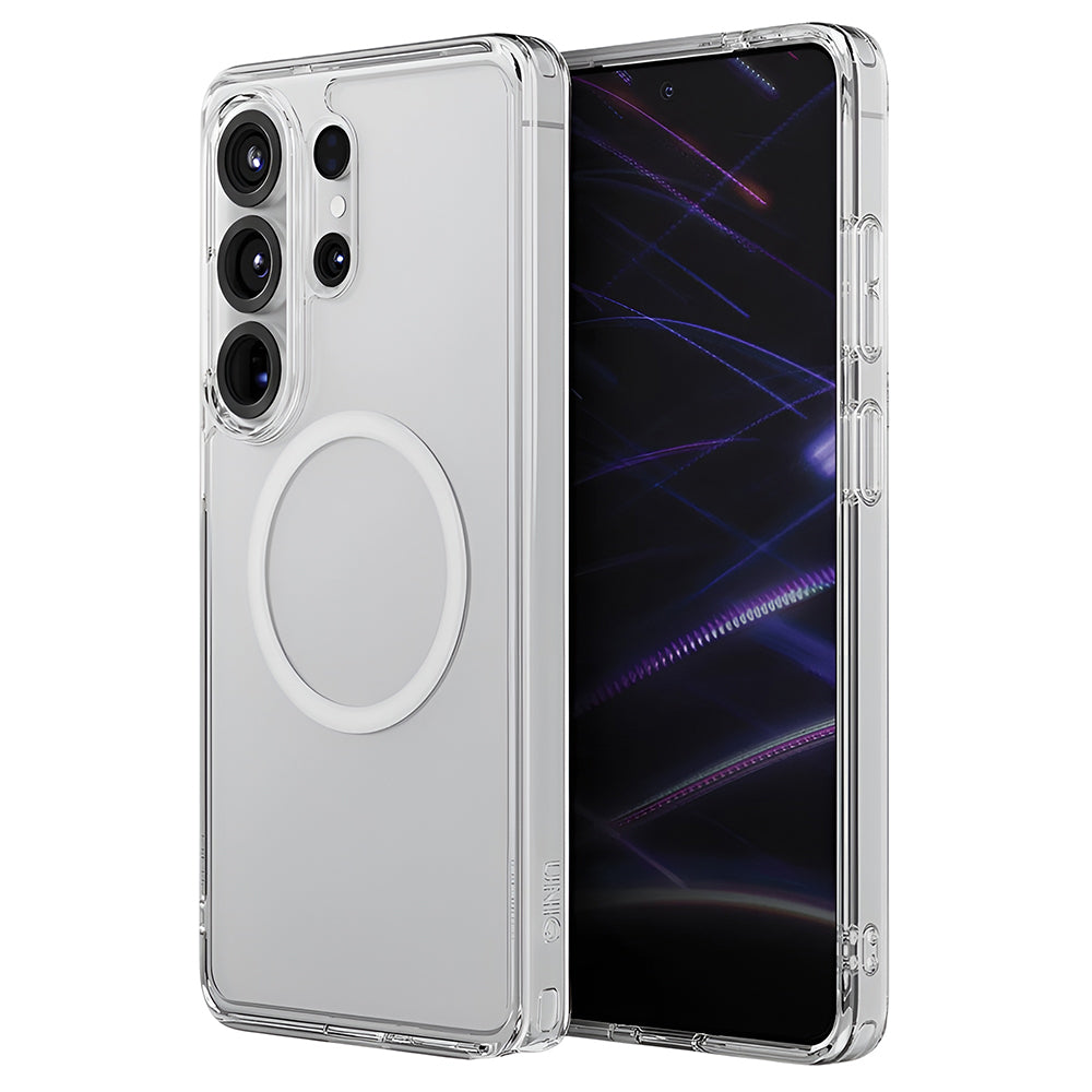 Funda MagSafe para Samsung Galaxy S26 Ultra S948, UNIQ, LifePro Xtreme MagClick, Transparente
