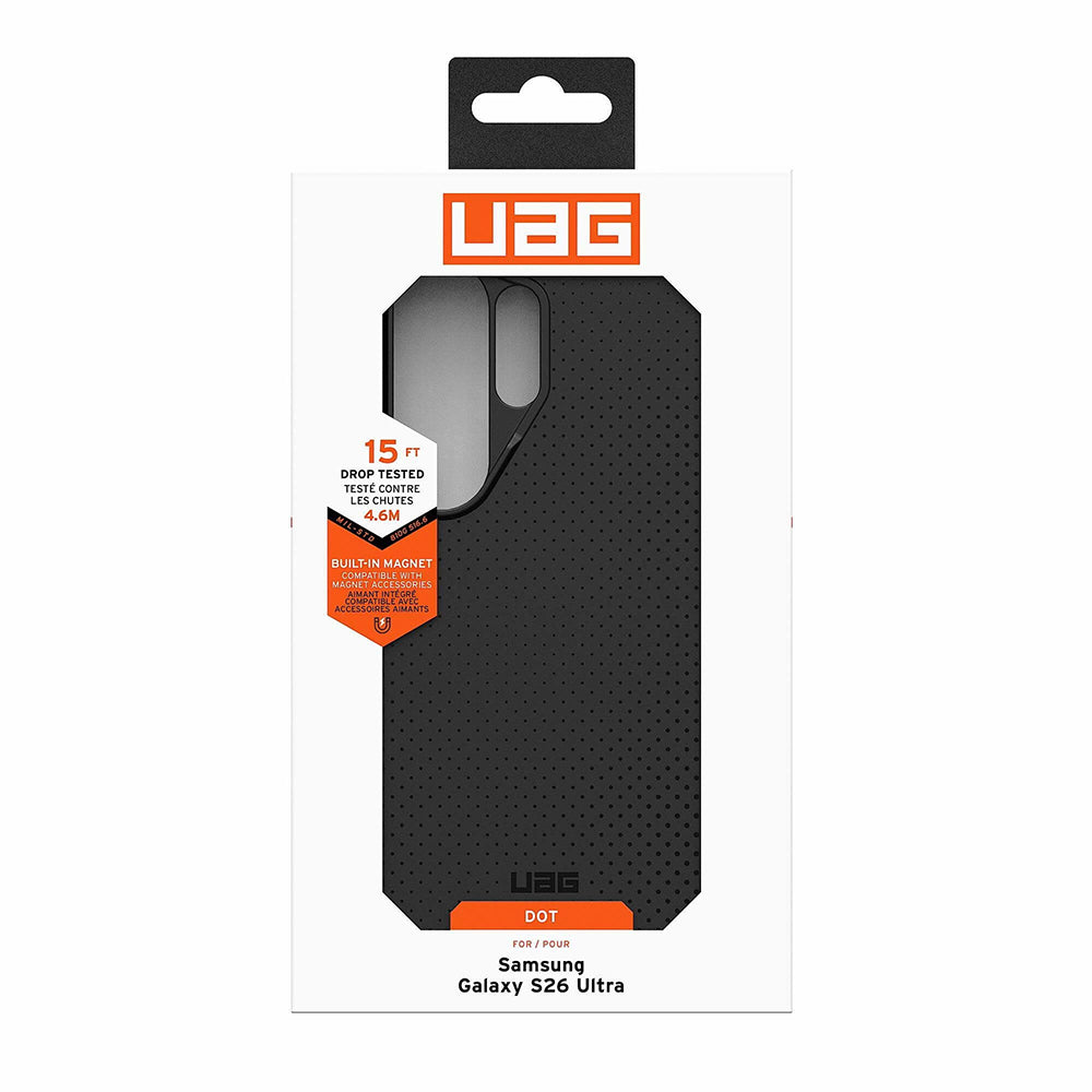 Funda MagSafe para Samsung Galaxy S26 Ultra S948, Urban Armor Gear, Dot, negra