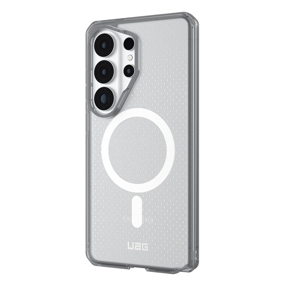 Funda MagSafe para Samsung Galaxy S26 Ultra S948, Urban Armor Gear, Dot, Transparente Gris