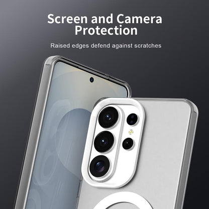 Funda MagSafe para Samsung Galaxy S26 Ultra, Techsuit, CandyCase, Blanca