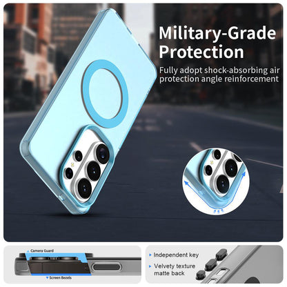 Funda MagSafe para Samsung Galaxy S26 Ultra, Techsuit, CandyCase, Azul