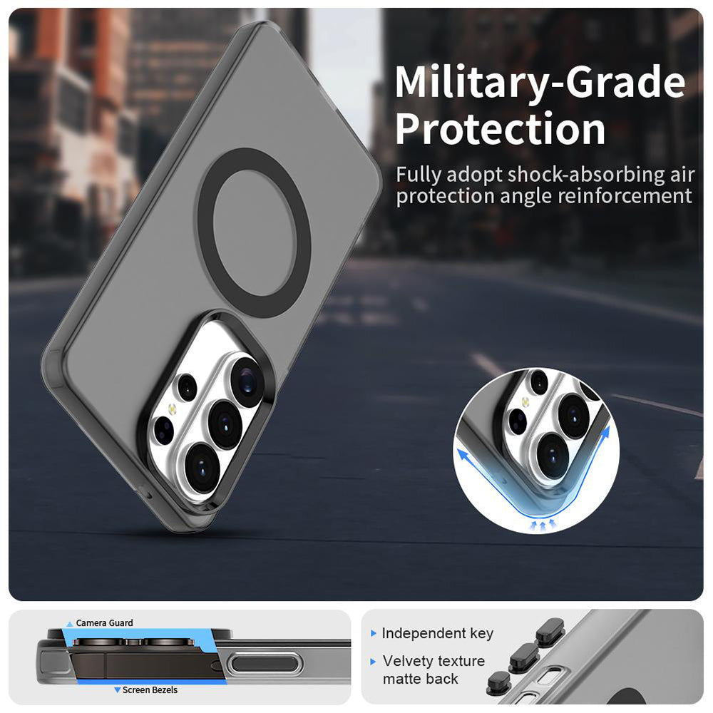 MagSafe Case for Samsung Galaxy S26 Ultra, Techsuit, CandyCase, Black