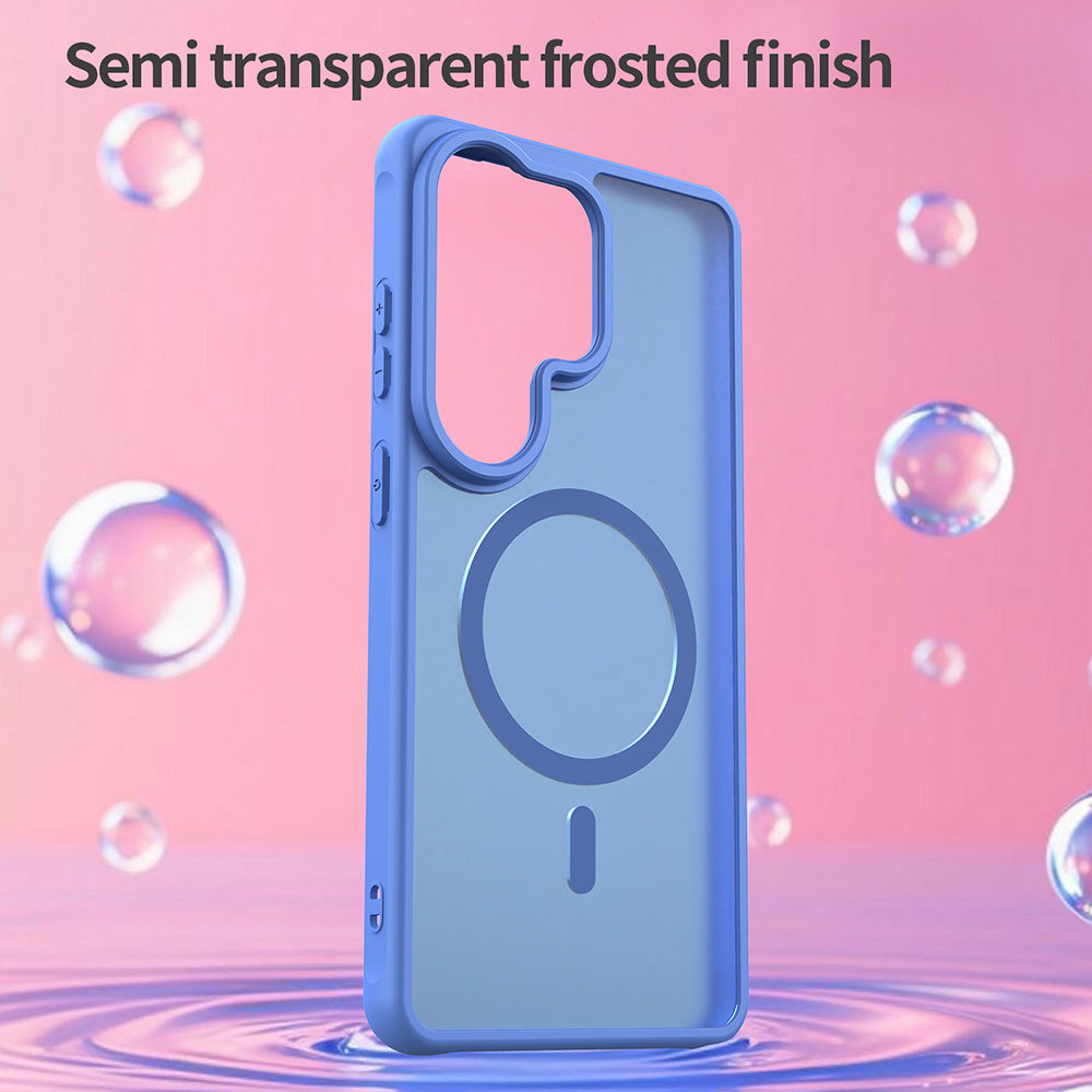 Funda MagSafe para Samsung Galaxy S26 Ultra, Techsuit, HaloFrost II, Azul.