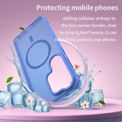 Funda MagSafe para Samsung Galaxy S26 Ultra, Techsuit, HaloFrost II, Azul.