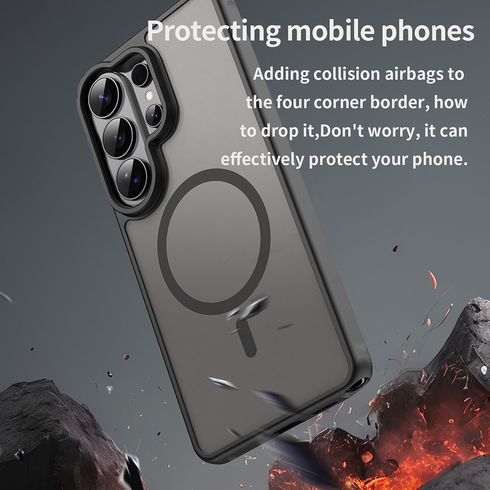 Funda MagSafe para Samsung Galaxy S26 Ultra, Techsuit, HaloFrost II, Negra