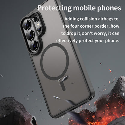 Funda MagSafe para Samsung Galaxy S26 Ultra, Techsuit, HaloFrost II, Negra