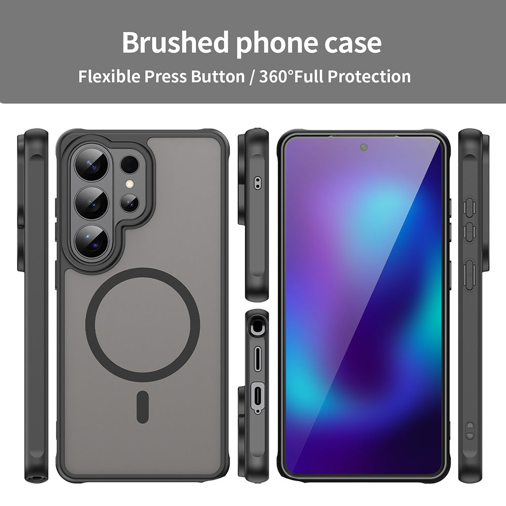 Funda MagSafe para Samsung Galaxy S26 Ultra, Techsuit, HaloFrost II, Negra