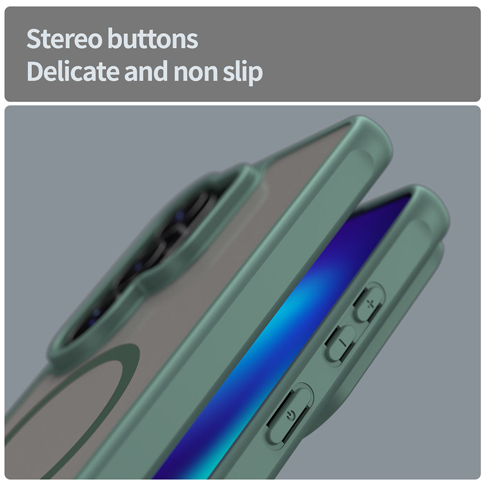 Funda MagSafe para Samsung Galaxy S26 Ultra, Techsuit, HaloFrost II, Verde