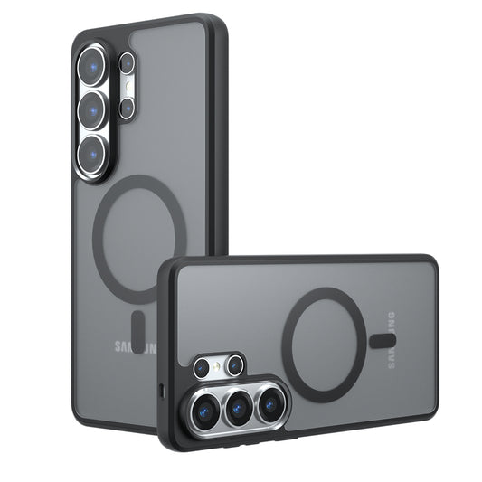 Funda MagSafe para Samsung Galaxy S26 Ultra, Techsuit, PureFrost, Negra Satinada