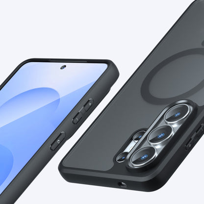 Funda MagSafe para Samsung Galaxy S26 Ultra, Techsuit, PureFrost, Negra Satinada