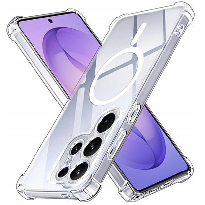 Funda MagSafe para Samsung Galaxy S26 Ultra, Techsuit, Antigolpes, Transparente