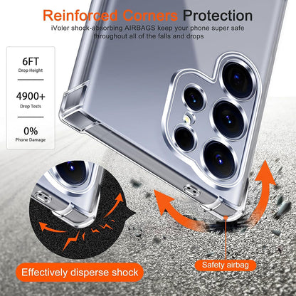 Funda MagSafe para Samsung Galaxy S26 Ultra, Techsuit, Antigolpes, Transparente