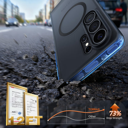 Funda MagSafe para Samsung Galaxy S26 Ultra, Torras, Guardian, Negra