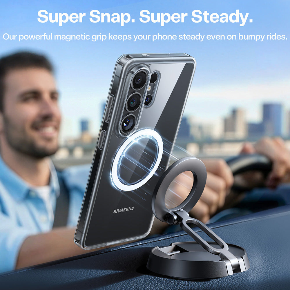 Funda MagSafe para Samsung Galaxy S26 Ultra, Torras, Guardian, Transparente