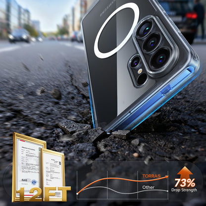 Funda MagSafe para Samsung Galaxy S26 Ultra, Torras, Guardian, Transparente