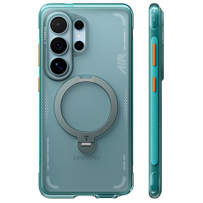 MagSafe Case for Samsung Galaxy S26 Ultra, Torras, Ostand Spin Air, Green
