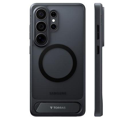 Funda MagSafe para Samsung Galaxy S26 Ultra, Torras, Pstand, Negra