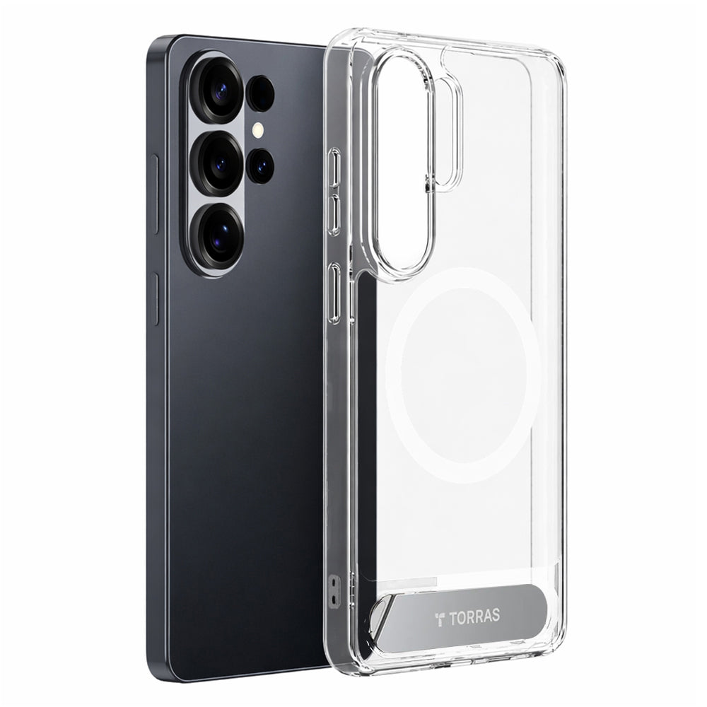 Funda MagSafe para Samsung Galaxy S26 Ultra, Torras, Pstand, Transparente