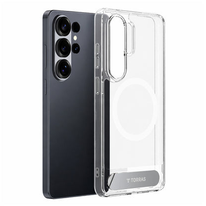 Funda MagSafe para Samsung Galaxy S26 Ultra, Torras, Pstand, Transparente