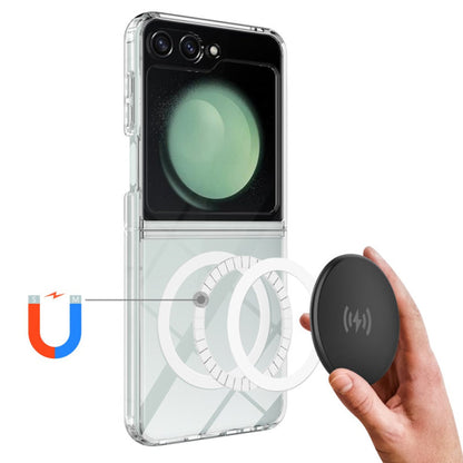 Funda MagSafe para Samsung Galaxy Z Flip7 FE F761 / Z Flip6 F741, Techsuit, Pro, Transparente