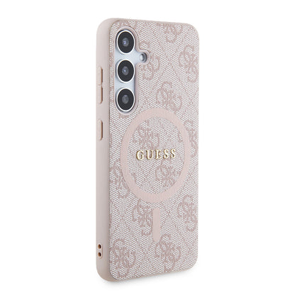 Funda MagSafe para Samsung Galaxy Z Flip7 F766, Guess, Colección 4G, Rosa