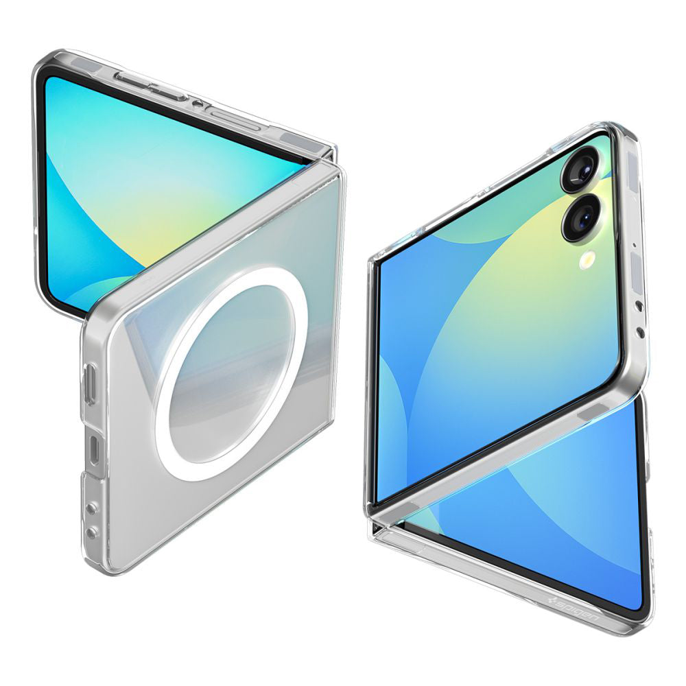 Funda MagSafe para Samsung Galaxy Z Flip7 F766, Spigen, Air Skin, Transparente ACS09556