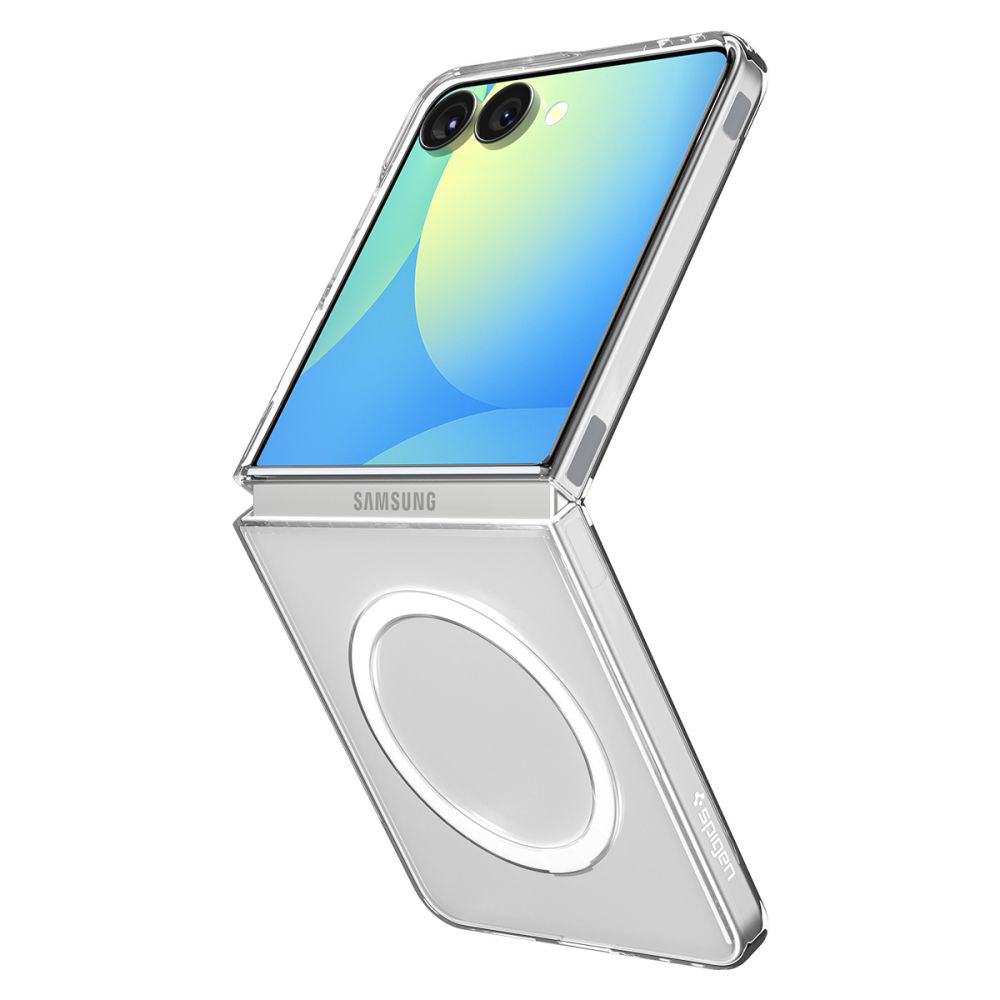 Funda MagSafe para Samsung Galaxy Z Flip7 F766, Spigen, Air Skin, Transparente ACS09556