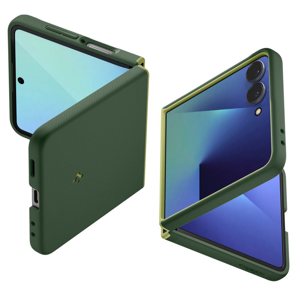 Funda MagSafe para Samsung Galaxy Z Flip7 F766, Spigen, Caseology Nano Pop, Verde ACS11159