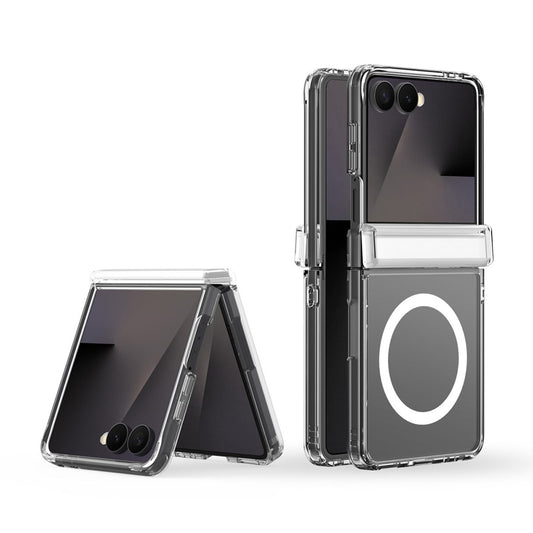 Funda MagSafe para Samsung Galaxy Z Flip8 F776, DUX DUCIS, Clara, Transparente