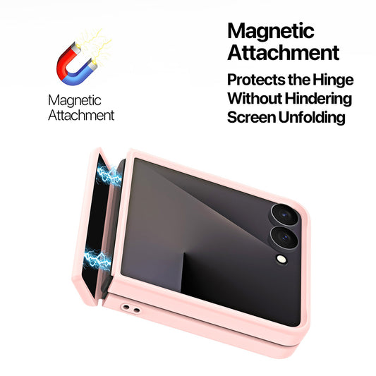 Funda MagSafe para Samsung Galaxy Z Flip8 F776, DUX DUCIS, Yind, Negra