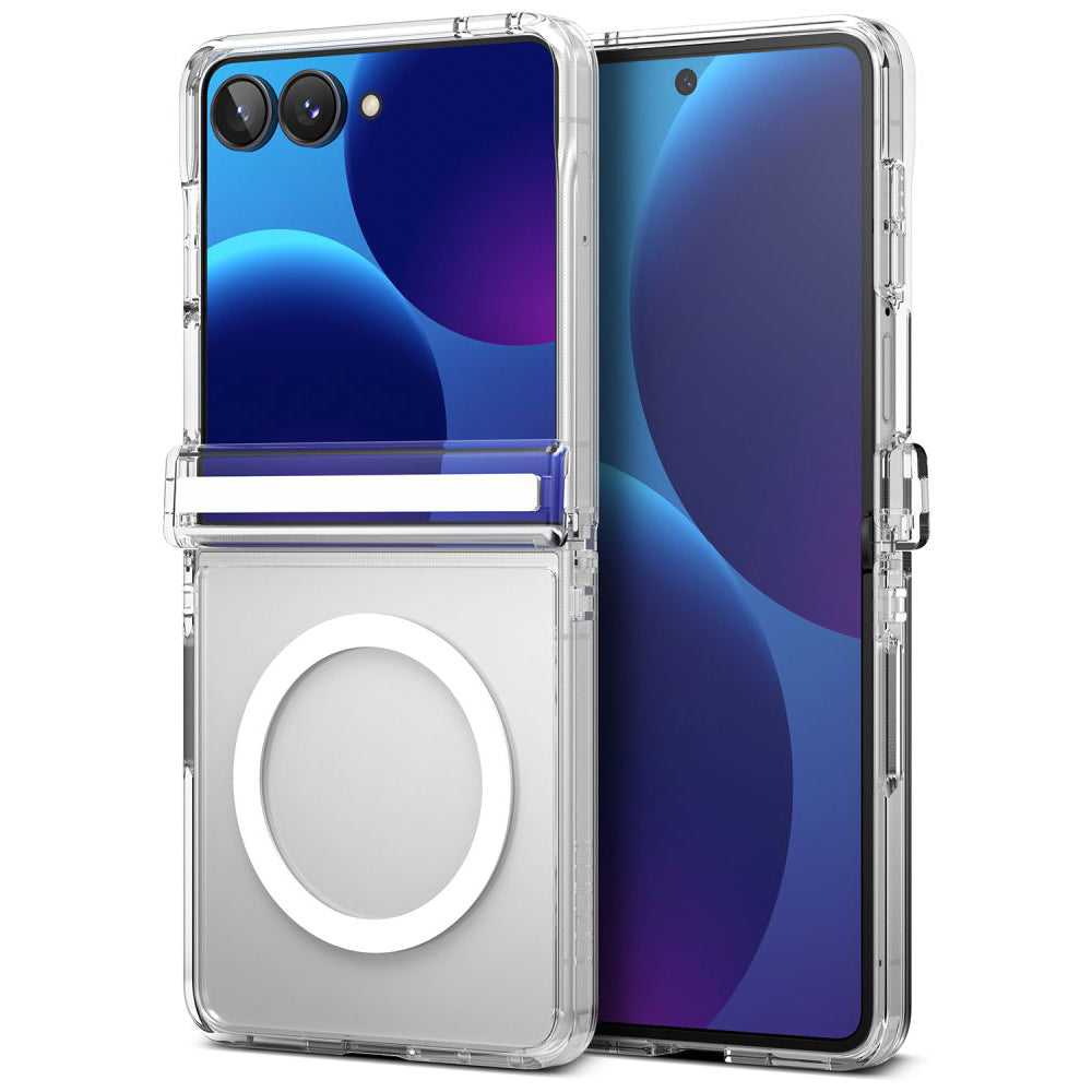 Funda MagSafe para Samsung Galaxy Z Flip8 F776, Ringke, Fusion Flap, Transparente