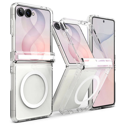 Funda MagSafe para Samsung Galaxy Z Flip8 F776, Ringke, Fusion Flap, Transparente