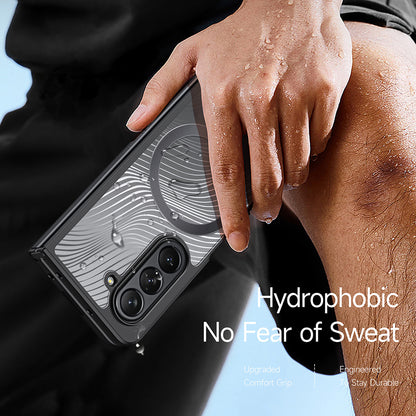 Funda MagSafe para Samsung Galaxy Z Fold5 F946, DUX DUCIS, Aimo, Negra