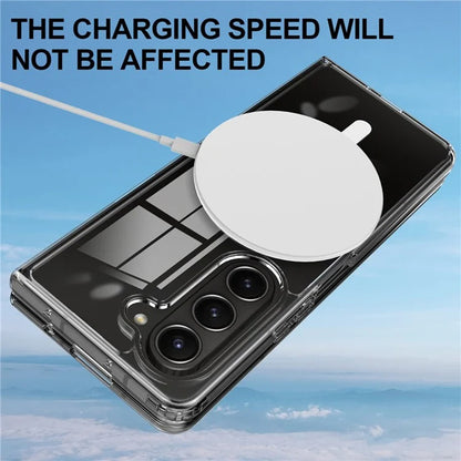 Funda MagSafe para Samsung Galaxy Z Fold6 F956, Techsuit, Pro, Transparente