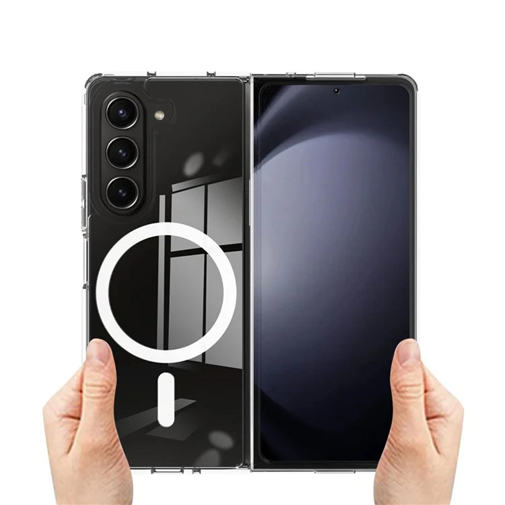 Funda MagSafe para Samsung Galaxy Z Fold6 F956, Techsuit, Pro, Transparente