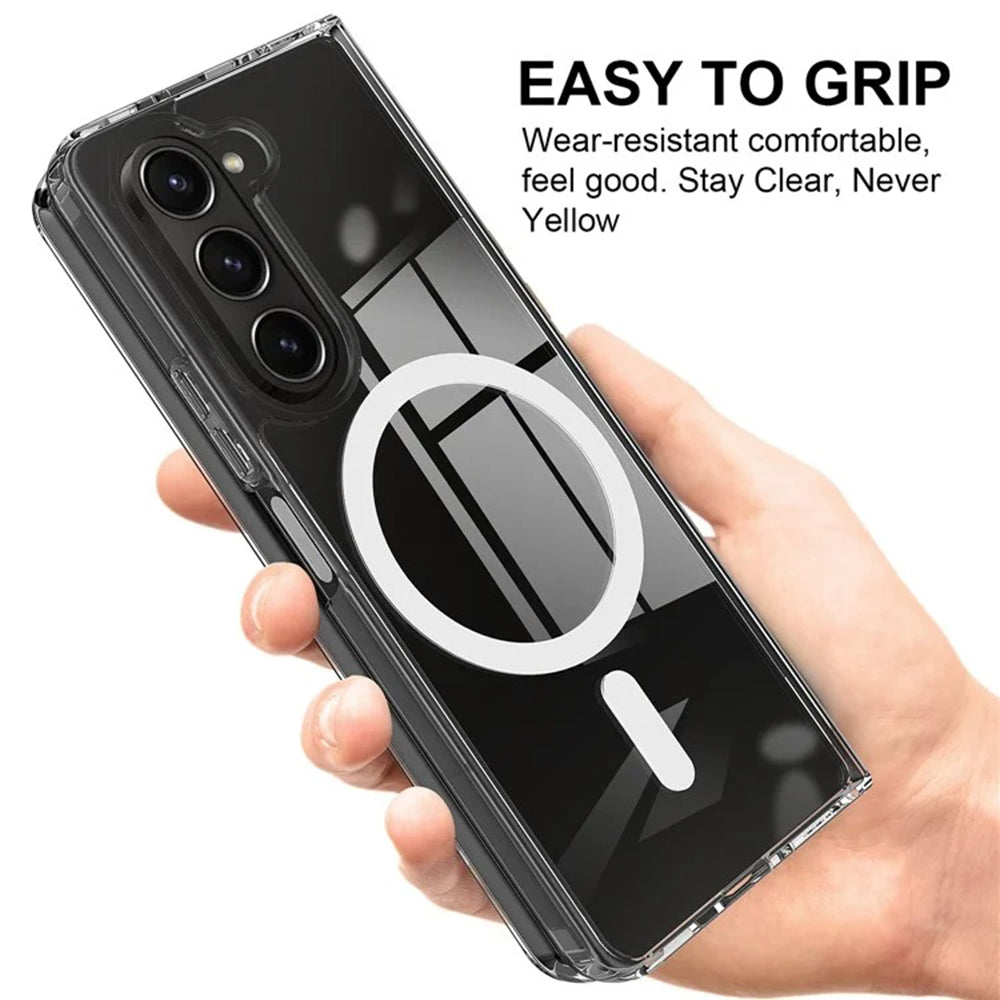 Funda MagSafe para Samsung Galaxy Z Fold6 F956, Techsuit, Pro, Transparente