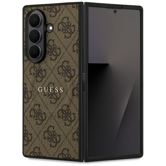 Funda MagSafe para Samsung Galaxy Z Fold7 F966, Guess, 4G Classic, Marrón